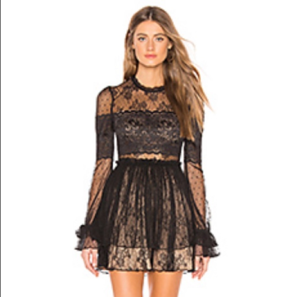 Lace Black Marjorelle Dress